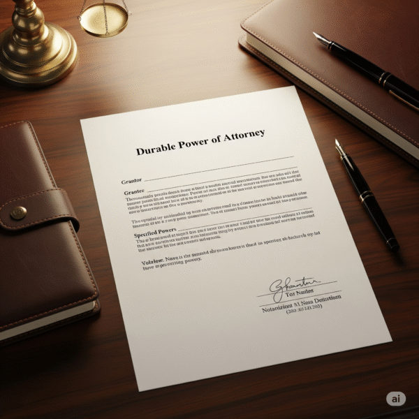 Durable Power of Attorney